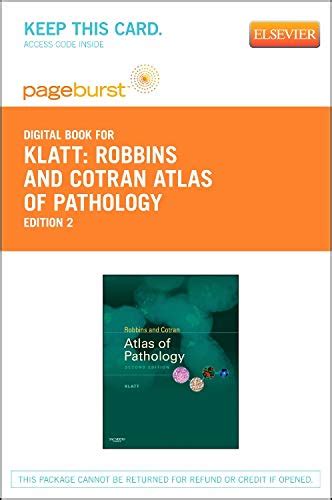 Buy Robbins And Cotran Atlas Of Pathology Pageburst E Book On