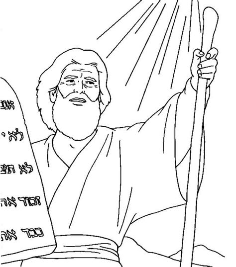 Free Moses To Print Coloring Page Free Printable Coloring Pages For Kids