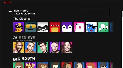 You Can Customize Your Netflix Account Image I Scrolled Down And They