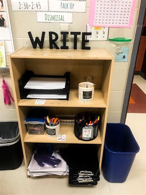 My 4th Grade Classroom Set Up Write Moments