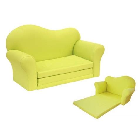 Vous pouvez compter sur rakuten. Canapé Contemporain Vert Anis Deux Places et Lit d'Appoint ...