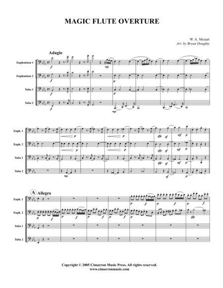 Magic Flute Overture By Wolfgang Amadeus Mozart 1756 1791 Digital