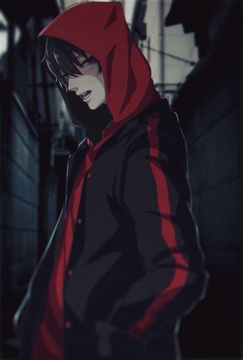 Cute Anime Boy With Hood