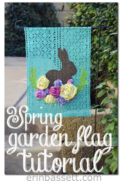 In order to fly a flag from a flagpole, you'll need flag snaps or clips. DIY Garden Flags for Every Season - Pretty Handy Girl