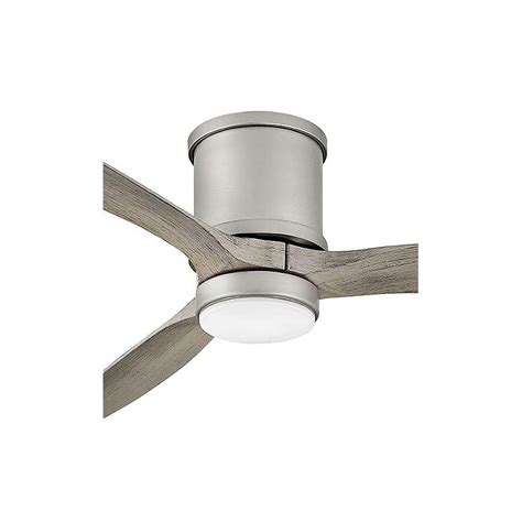 Devron ceiling fan couples traditional elegance with design enhancements to deliver a fan that will look great for years to come. 60" Hinkley Hover Brushed Nickel Wet LED Hugger Ceiling ...