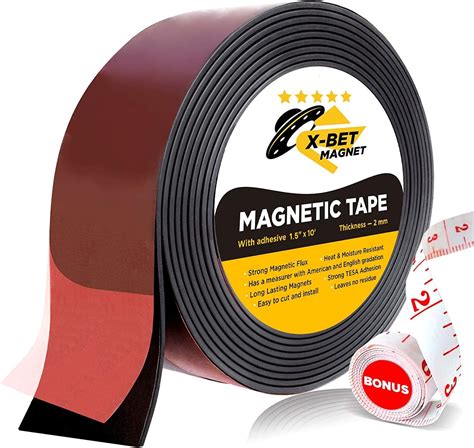 Flexible Magnetic Tape Wide 38 Cm X 3 M Magnetic Strip With Strong