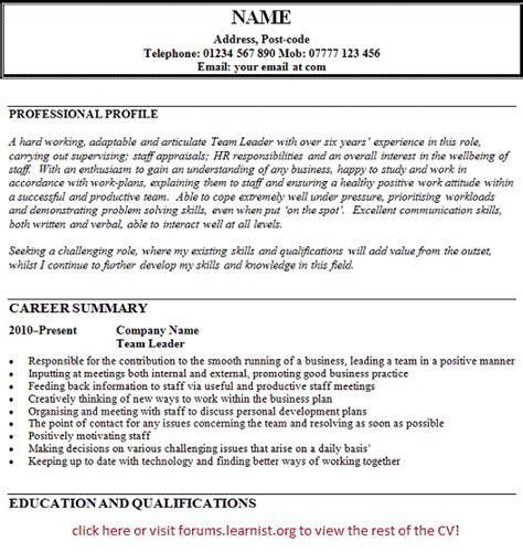 They may work in a variety of key skills described in a team leader resume sample are teamwork, leadership, very good received a promotion to team leader position. Resources for Proposals, Papers, and Reports | Howard R ...