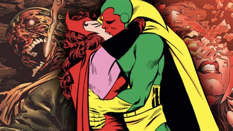 Vision And Scarlet Witch The History Of Their Rocky Romance Gamesradar