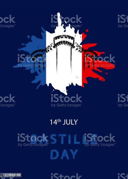 French National Day 14th Of July Bastille Day Template For Card Poster