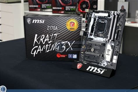 Msi Z170a Krait Gaming 3x Msi Z170a Krait Gaming 3x Cpu And Mainboard