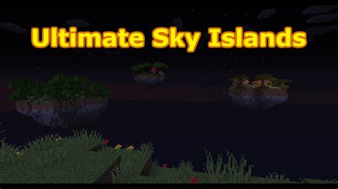 Old Minecraft Ultimate Sky Islands Survival Map Youtube