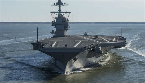Uss Gerald Ford The First Of A New Generation Of Us Supercarriers