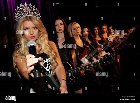 left to right the current miss england kirsty heslewood 25 with finalists miss english