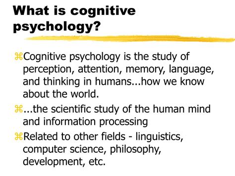 Ppt What Is Cognitive Psychology Powerpoint Presentation Free