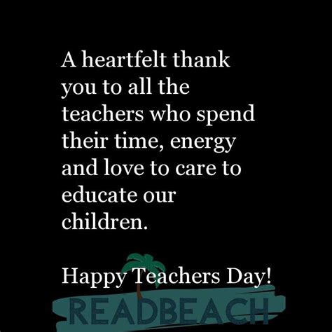 A Heartfelt Thank You To All The Teachers Who Spend Their Time