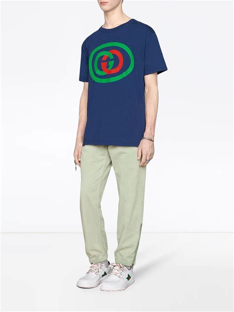 Gucci Oversize T Shirt With Interlocking G Farfetch