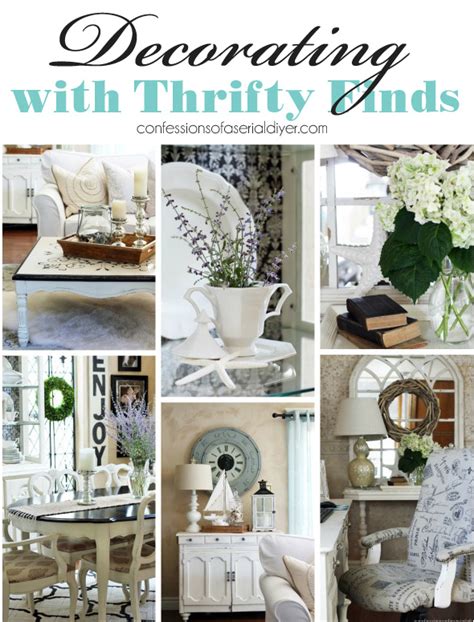 30 diy home decor ideas for an easy home refresh. Decorating with Thrifty Finds {a Décor Challenge ...