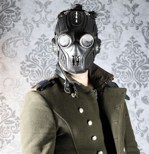 Steampunk Mask Leather Mask Cyberpunk Mask Post Apocalyptic Mask