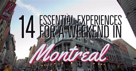14 essential experiences for a weekend in Montreal | My Wandering Voyage