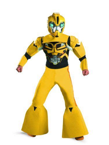 Transformers Prime Bumblebee Animated Deluxe Costume Yellow Black