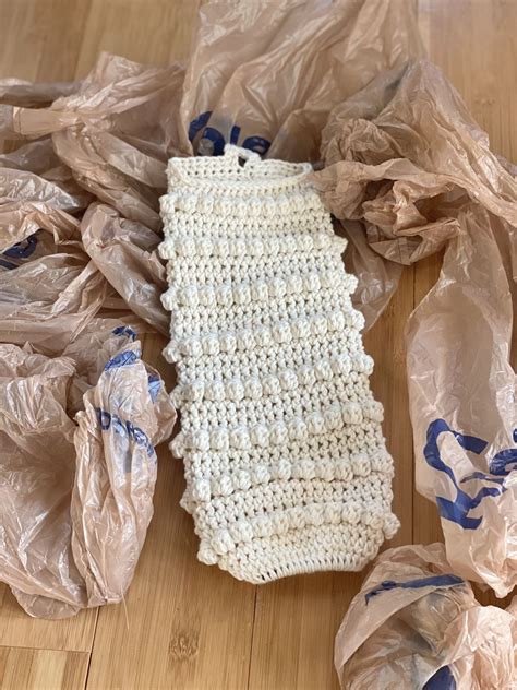 Crochet Plastic Bag Holder Free Crochet Pattern A Crafty Concept