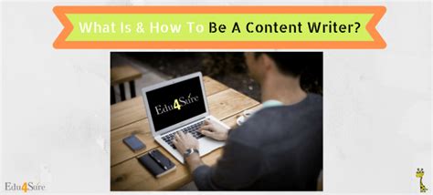 How To Be Content Writer Or Problogger Edu4sure