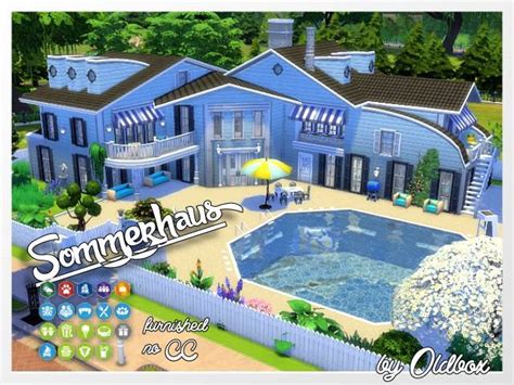 Summer House By Oldbox At All 4 Sims Sims 4 Updates
