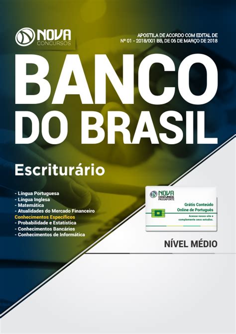 Significado de escriturário no dicio, dicionário online de português. Apostila Banco do Brasil 2018 | Escriturário