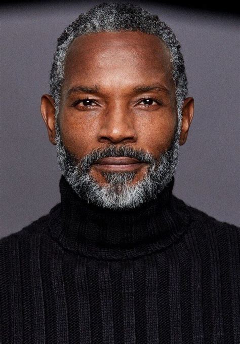 Black Men Beards Handsome Black Men Grey Hair Black Man Men With