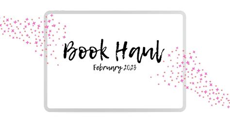 February 2023 Book Haul Youtube