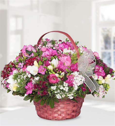 Send Flowers Turkey Wildflowers In Basket From 85usd