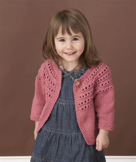 Free Knitting Patterns For Toddlers Cardigans