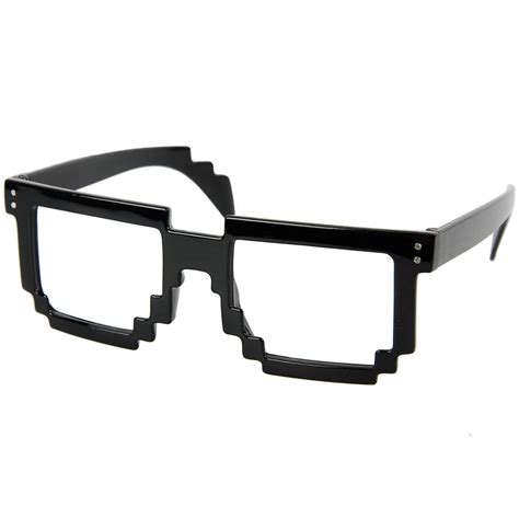 Pixel Sunglasses 8 Bit Geek Nerd Pixelated Eye Glasses Fashion Accessory Ebay