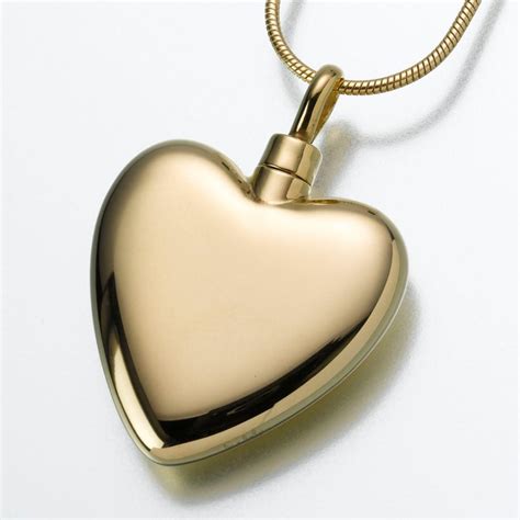 Large Heart Pendant Cremation Jewelry — Afterlife Essentials