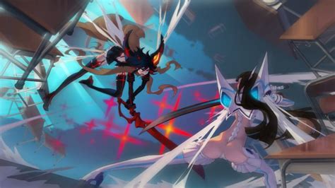 kill la kill anime girls kiryuin satsuki sword fighting wallpapers hd desktop and mobile