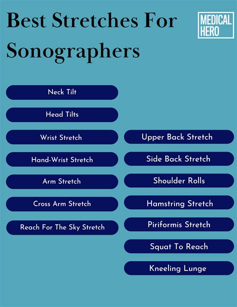 15 Best Stretches for Sonographers