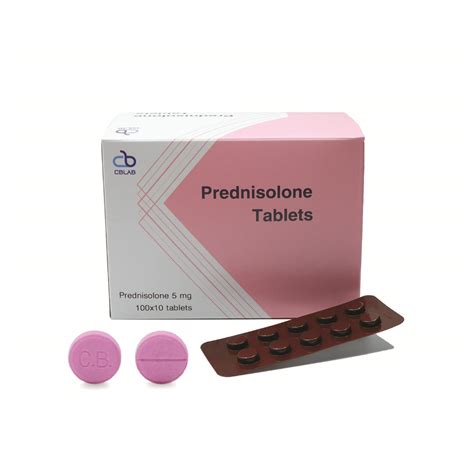 Prednisolone 5 Mg 100x10 Tabs S Charoen Bhaesaj Trading