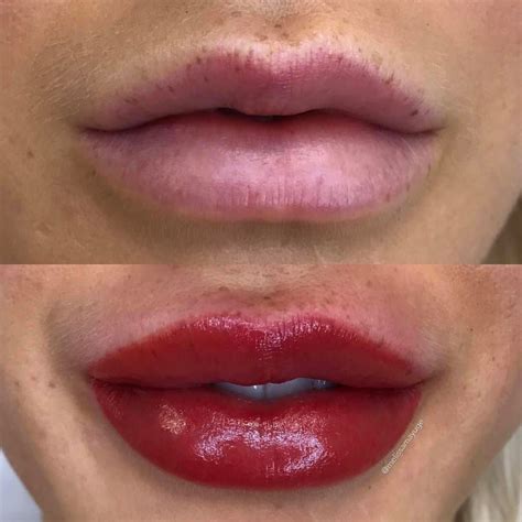 Aggregate More Than 72 Lip Blush Tattoo Before And After Latest In