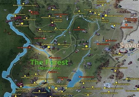 Mapping Fallout 76 John Barton Explores The Forest West Virginia