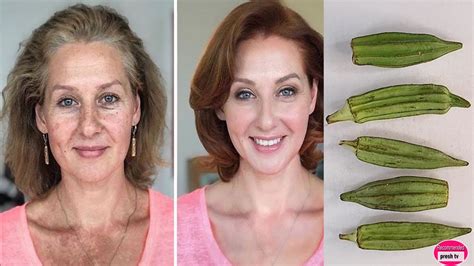 53 Year Old Woman Looks 27 Anti Aging Tightens Skin Remove Wrinkles From Forehead Neck Under
