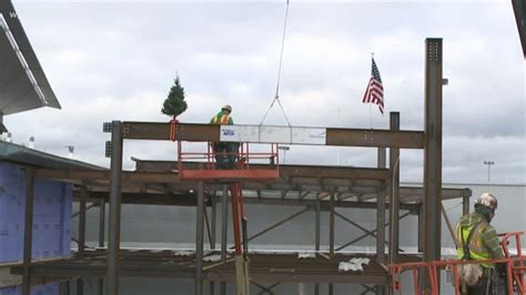 Buffalo Airport Holds Topping Off Ceremony For Expansion Project