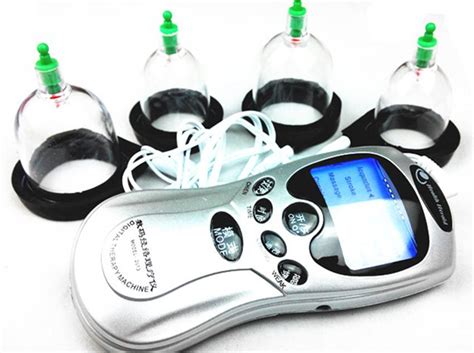 Best Electric Shock Device Cupping Therapy Vacuum Suction Cups Health Gadgets Machine Bdsm