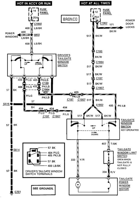 Bronco Tailgate Wiring Diagram Iot Wiring Diagram