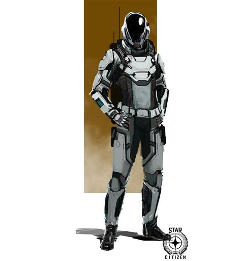 Artstation Star Citizen Rsi Explorer Suit Concept Sketch Jeremiah