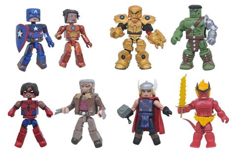 最安値級価格 Diamond Select Toys Marvel Minimates Series 55 Captain America