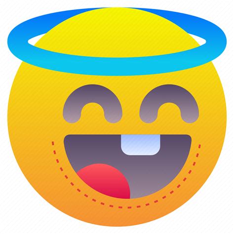 Angel Emoji Emoticon Smileys Face Icon Download On Iconfinder