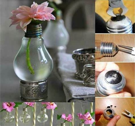 Ideas For Recycling Old Light Bulbs Vase Crafts Light Bulb Vase