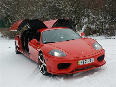 Ici vous trouverez votre nouvelle voiture pour un prix. Ferrari 360 Limo Hire Gallery | Prestige Limousines