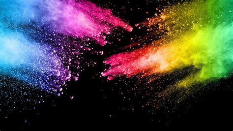 3840x2160 Rainbow Paint Splash 4k Wallpaper Hd Abstract 4k Wallpapers