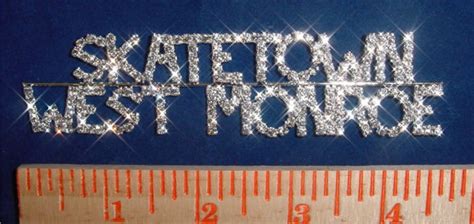 Custom Austrian Crystal Rhinestone Name Pins